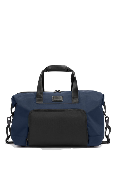 Alpha Double Expansion Travel Satchel Navy