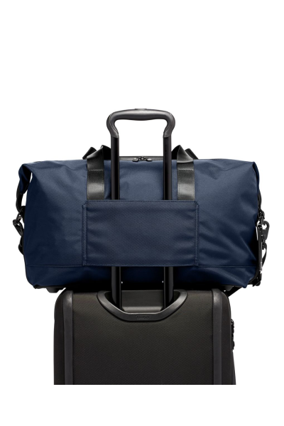 Alpha Double Expansion Travel Satchel Navy