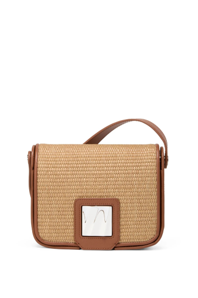 Olas Woven Small Shoulder Bag