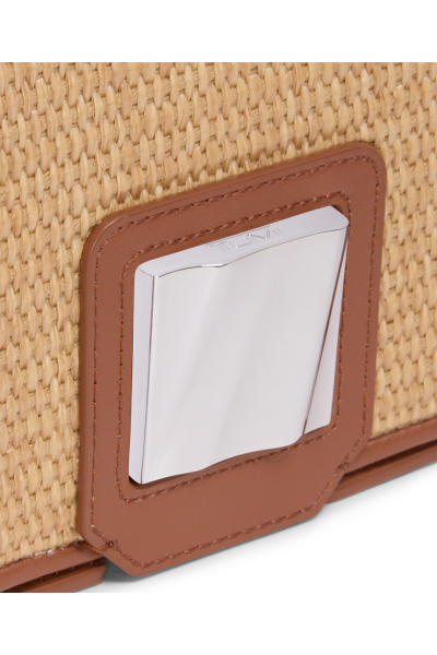 Olas Woven Small Shoulder Bag