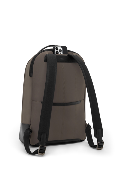 HARRISON Warren Backpack |  Taupe/Black Woven
