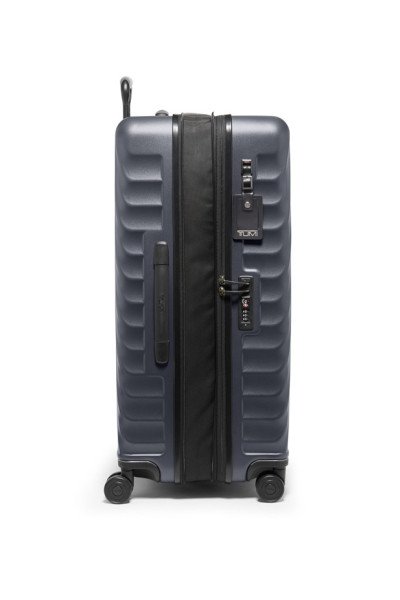 Large Expandable Checked Luggage 76cm| Grey Texture