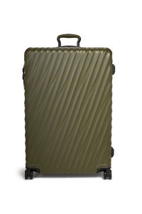 Extended Trip Expandable Checked Luggage 76 cm | Olive Texture