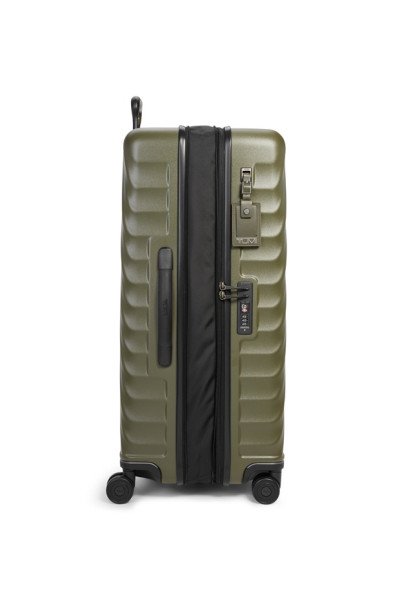 Extended Trip Expandable Checked Luggage 76 cm | Olive Texture