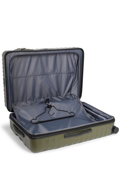 Extended Trip Expandable Checked Luggage 76 cm | Olive Texture