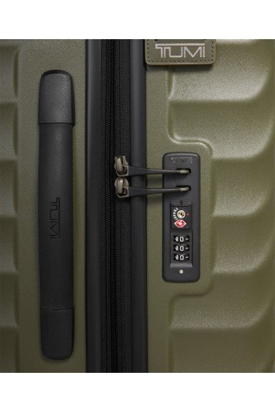 Extended Trip Expandable Checked Luggage 76 cm | Olive Texture