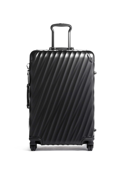 TUMI 19 Degree | Aluminium Short Trip Checked Luggage | 66 cm | Matte Black