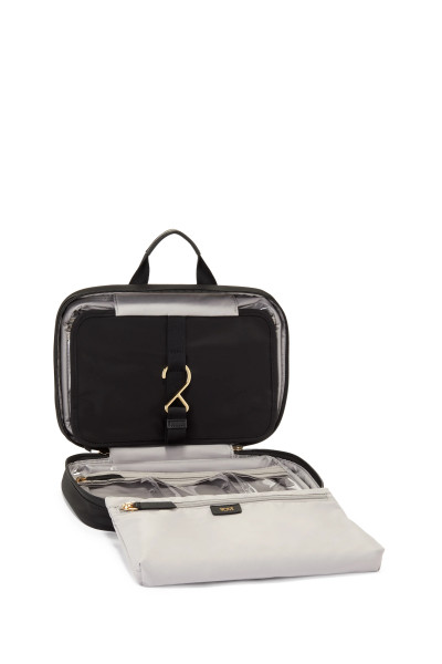 Voyager | Madeline Cosmetic Pouch | Black/Gold