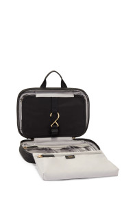 Voyager | Madeline Cosmetic Pouch | Black/Gold