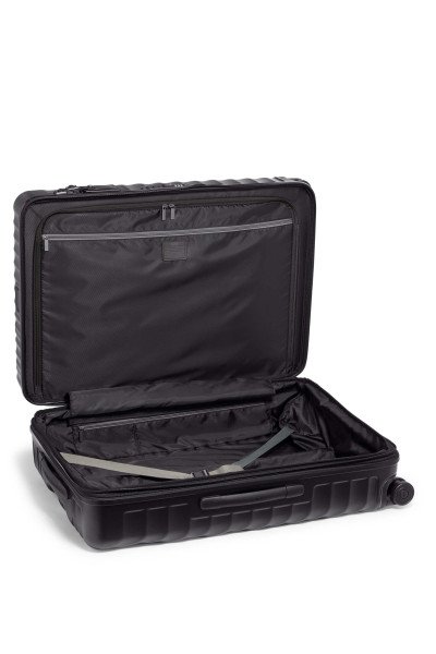 Extended Trip Expandable Checked Luggage 76 cm | Black Texture
