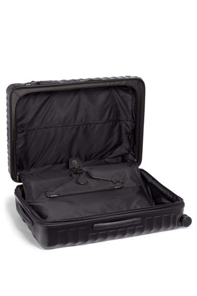 Extended Trip Expandable Checked Luggage 76 cm | Black Texture